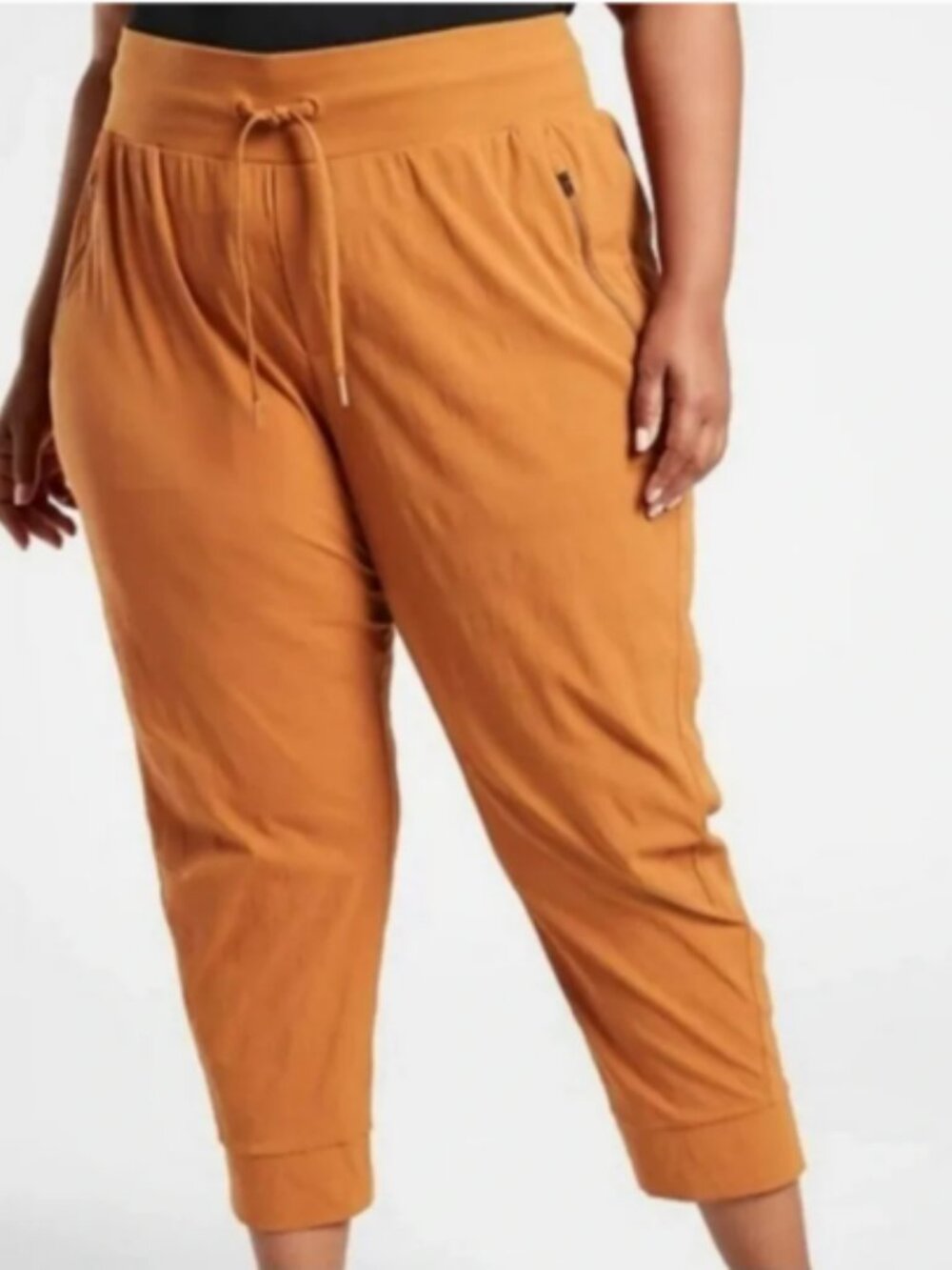 Athleta Trekkie Mid Rise Legacy Jogger Cattail Brown size 20
